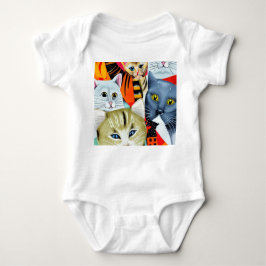 Heldere en mooie katten romper