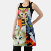 Heldere en mooie katten schort (Insitu)