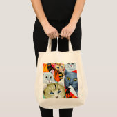 Heldere en mooie katten tote bag (Voorkant (product))