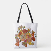 Heldere en mooie papaver aquarel tote bag (Achterkant)
