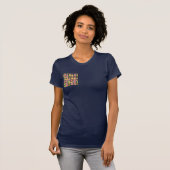 Heldere en overvloedige vruchten in een zak t-shirt (Voorkant volledig)