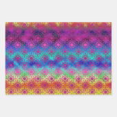 Heldere en prachtige Hippie-stijl Inpakpapier Vel (Voorkant 3)