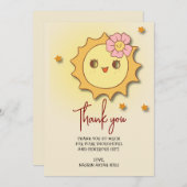 Heldere en vrolijke bedankkaart (Voorkant / Achterkant)