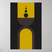 Heldere entree stijl poster (Voorkant)