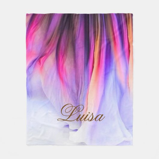 Heldere fantasie fleece deken (Voorkant)