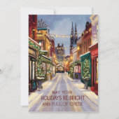 Heldere Feestdagen - kerst Kaart (Voorkant)