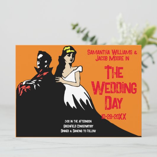 , heldere filmmonster kaart (Staand voorkant)