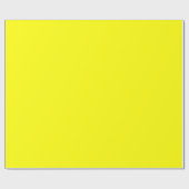 Heldere fluorescerende gele neon cadeaupapier (Vlak)