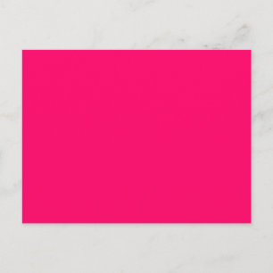 Heldere fluorescerende hot-roze Neon Briefkaart