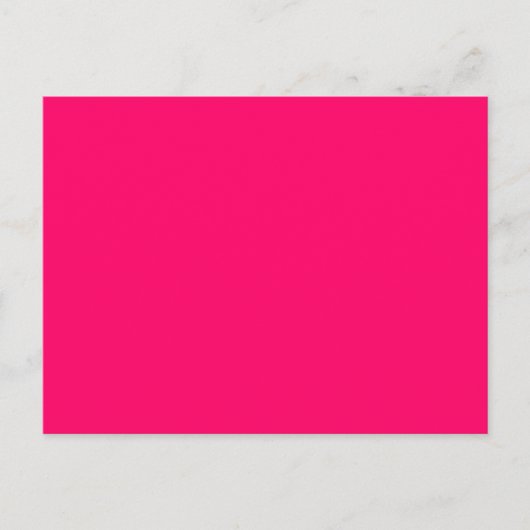 Heldere fluorescerende hot-roze Neon Briefkaart (Voorkant)