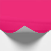 Heldere fluorescerende hot-roze Neon Cadeaupapier (Hoek)