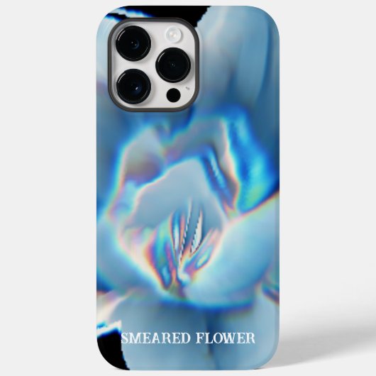 HELDERE FLUORESCERENDE INGESMEERDE BLOEM Case-Mate iPhone CASE (Achterkant)