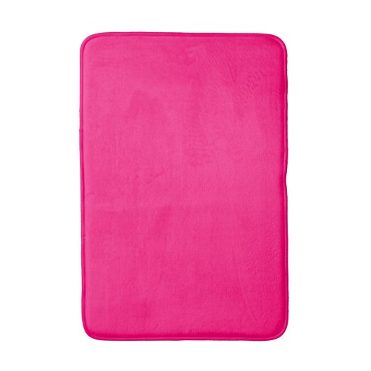 Heldere Fuchsia Effen Kleur Badmat (Voorkant Verticaal)