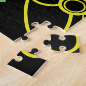 Heldere gaming joysticks: cool patroon. legpuzzel (Zijkant)