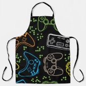 Heldere gaming joysticks: cool patroon. schort (Voorkant)