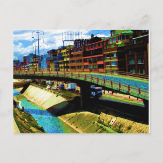 Heldere Gebouwen in Bogota Briefkaart