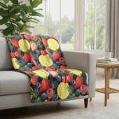 Heldere & gedurfde Fruit Fleece Deken