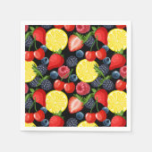 Heldere & gedurfde Fruit Papier servetten (Voorkant)