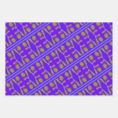 HELDERE GEDURFDE ONTLUIKENDE BLOEM VORMT inpakpapi Inpakpapier Vel (Voorkant 2)