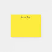 Heldere Geel van de douane Post-it® Notes (Voorkant)