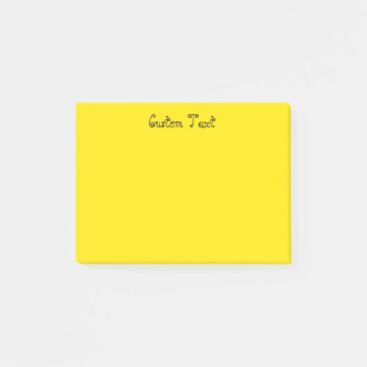 Heldere Geel van de douane Post-it® Notes (Voorkant)