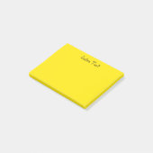 Heldere Geel van de douane Post-it® Notes (Schuin)