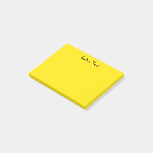 Heldere Geel van de douane Post-it® Notes (Schuin)