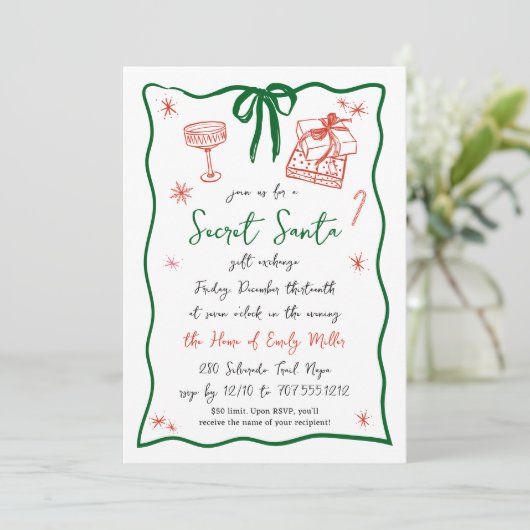 Heldere geesten | Geheim kerstfeest Kaart (Staand voorkant)