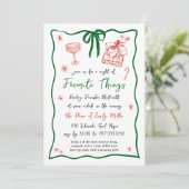 Heldere geesten | Vakantie Favoriete Dingen Feest Kaart (Staand voorkant)