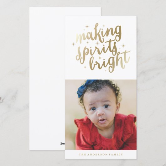 Heldere geesten | Vakantiefotokaarten Feestdagenkaart (Voorkant / Achterkant)