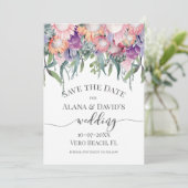 Heldere gekleurde exotische Protea bloemen opslaan Aankondiging (Staand voorkant)