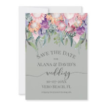 Heldere gekleurde exotische Protea bloemen opslaan