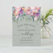 Heldere gekleurde exotische Protea bloemen opslaan Aankondiging (Staand voorkant)