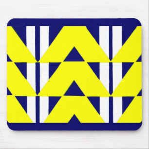 heldere gele abstractie muismat