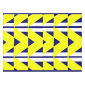 heldere gele abstractie tafelkleed (Voorkant (Horizontaal))