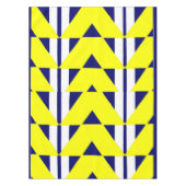 heldere gele abstractie tafelkleed (Voorkant)