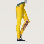 Heldere gele bloem na regen leggings (Rechts)