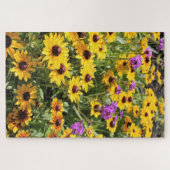Heldere Gele Bloemen Puzzle Legpuzzel (Horizontaal)