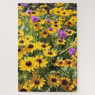 Heldere Gele Bloemen Puzzle Legpuzzel