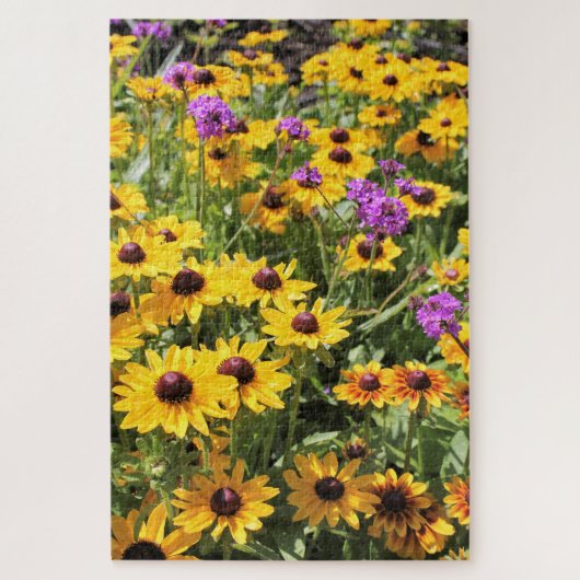 Heldere Gele Bloemen Puzzle Legpuzzel (Verticaal)
