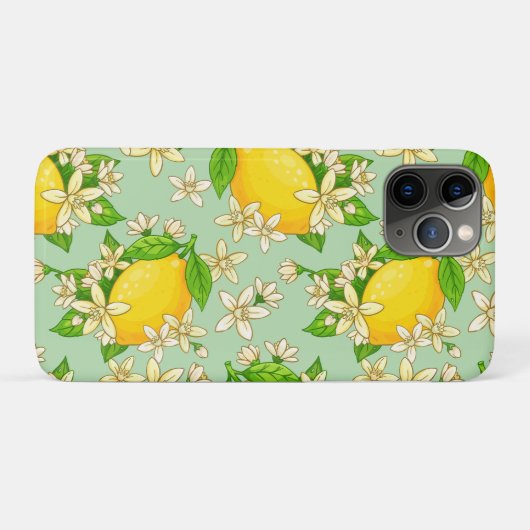 heldere gele citroenen Case-Mate iPhone case (Achterkant (horizontaal))