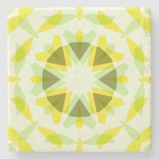 Heldere Gele Groene Ster Dopamine Decor Kitsch Art Stenen Onderzetter
