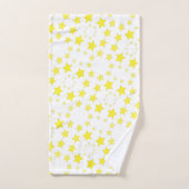 Heldere gele ster met patroon bad handdoek (Handdoek)
