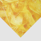 Heldere gele veren tissuepapier (Detail)