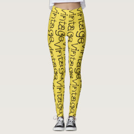 , heldere gele werkout leggings