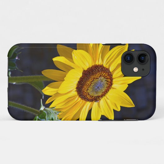 Heldere gele zonnebloem Case-Mate iPhone case (Achterkant (horizontaal))