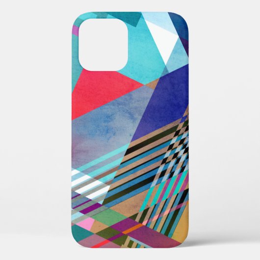 Heldere geometrische: kleurrijke Abstracte achterg Case-Mate iPhone Case (Achterkant)
