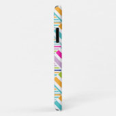 Heldere geometrische pastel regenboogpatroon Case-Mate iPhone case (Achterkant/rechts)