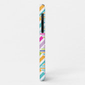 Heldere geometrische pastel regenboogpatroon Case-Mate iPhone case (Achterkant/links)