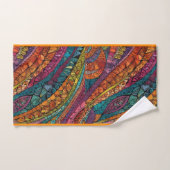Heldere geometrische vormen Wall Art Bad Handdoek (Handdoek)